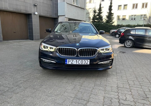 BMW Seria 5 cena 120000 przebieg: 74000, rok produkcji 2018 z Poznań małe 37